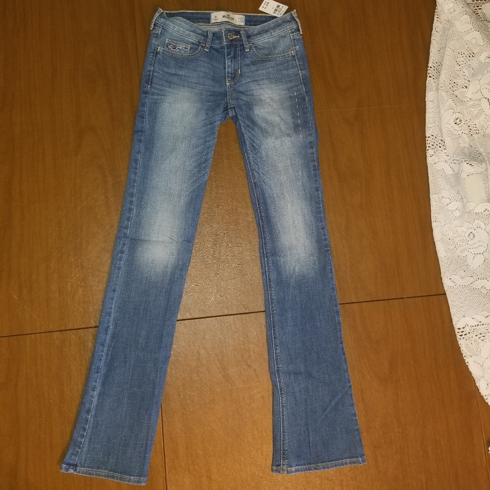 New, Hollister Boot Cut Medium Wash Jeans